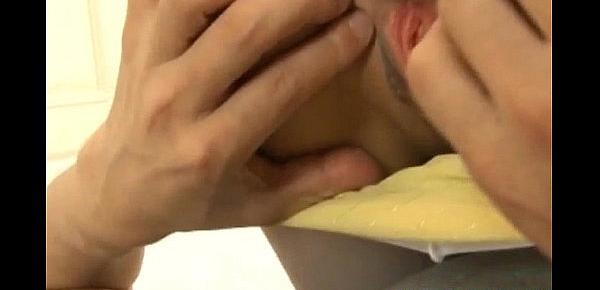  Miriya Hazuki arousing Japanese nurse enjoys her patients hard cock in a hot blowjob before eating c